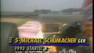 F1, France 1993 (Race) Michael Schumacher OnBoard