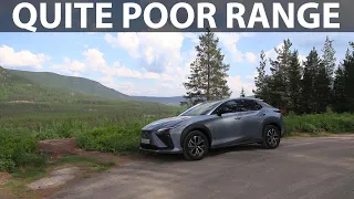 Lexus RZ 450e eco driving test