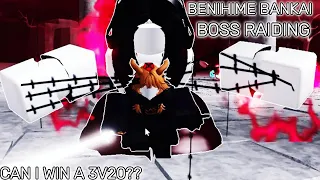 3V20 BOSS RAIDING WITH BENIHIME BANKAI | TYPE SOUL