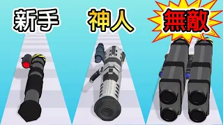 我拿到了一個超級火箭筒！！把Huggy Wuggy的手轟斷了【Rockets Stack 】