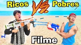 FILME RICOS VS POBRES NA PRAIA !!