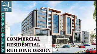 Commercial and Residential Building Design | Highrise Apartment 3D Walkthrough