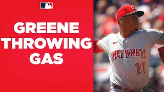 Welcome to the big leagues, Hunter Greene! Greene comes out of the gates throwing GAS, Ks 2 in 1st!