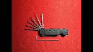 (76) THE SPARROWS ESCORT JACKKNIFE LOCK PICK SET