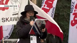 Pod Trybunałem Konstytucyjnym trwa wielotysięczny Protest Wolnych Polaków | Wydanie Specjalne
