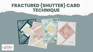 Fractured Card Making Techniques - 3 Ways