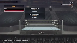 WWE 2K24 Isaiah "Swerve" Scott Moveset