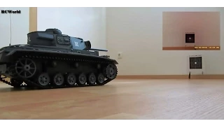 Panzer III 3 L in Aktion German Medium Tank in Action RC Heng Long 1:16 Scale 1/16 Modellbau WW2