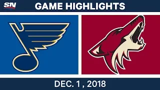 NHL Highlights | Blues vs. Coyotes - Dec 1, 2018