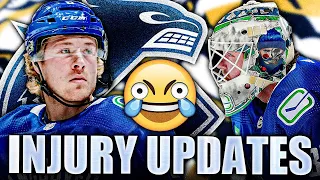 THE HOCKEY GODS ARE TOYING WITH THE VANCOUVER CANUCKS (BROCK BOESER INJURY UPDATE + THATCHER DEMKO)