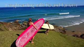 Longboarding the Coffs Coast with Tia and Tamzen.