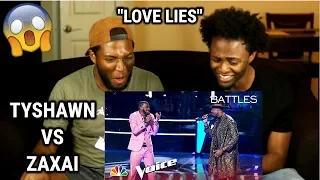 Tyshawn Colquitt and Zaxai Duet to Khalid and Normani’s “Love Lies” - The Voice 2018 Battles