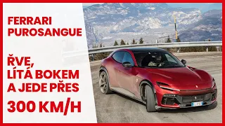 SUV? Ale jděte! Purosangue je pravé Ferrari co řve, lítá bokem a jezdí přes 300!