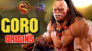 Goro Origins - The Terrifying Murderous Champion Of Mortal Kombat Who Is A Half-Dragon Half-Human