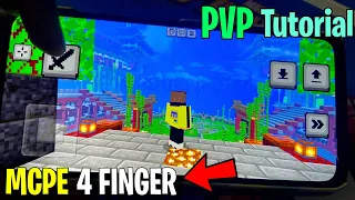 How To Become PvP God With New Customizable Control In MCPE || Tutorial For MCPE New Control