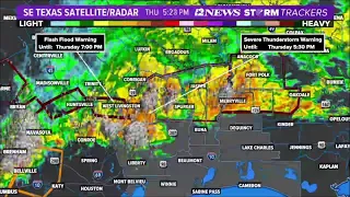 12News StormTrackers give update on severe storm passing through Southeast Texas