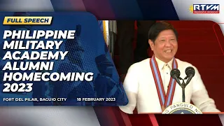 Philippine Military Academy Alumni Homecoming 2023 (Speech) 02/18/2023