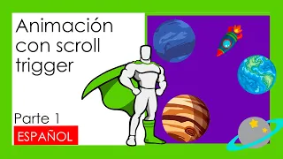 GSAP scroll trigger tutorial en ESPAÑOL 👈Como crear animaciones al hacer scroll para TÚ PAGINA WEB 🚀