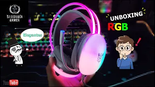 Audifonos Onikuma X25 Full RGB / Audífonos Gamer / Calidad precio / Sabiduria Gamer / Unboxing