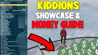 *NEW* KIDDIONS FREE MOD MENU SHOWCASE & MONEY GUIDE!! ||GTA 5 ONLINE