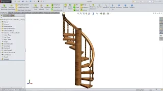 How to Sketch Spiral Stairs in SolidWorks