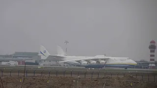 ANTONOV AN 225 MRIYA Taxi&Takeoff AT RZESZÓW JASIONKA AIRPORT 14.11.2021