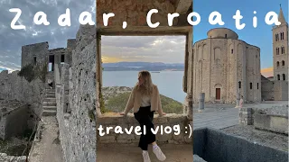 Zadar, Croatia travel vlog | Fort Saint Michael | Destany Shelton