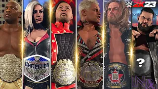 Awesome WWE 2K23 Custom Title Belts You Can Download for Free