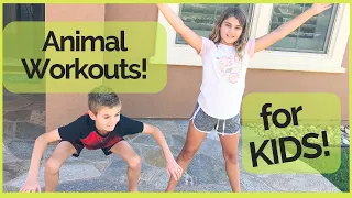 ANIMAL EXERCISE MOVEMENTS FOR A FUN KIDS WORKOUT