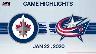 NHL Highlights | Jets vs. Blue Jackets – Jan. 22, 2020