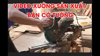 Sản xuất ban cờ tướng gỗ gõ đỏ cao cấp