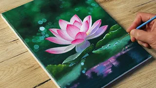 Lotus Acrylic Painting / Vadym art