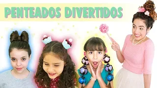 PENTEADOS DIVERTIDOS PRA CRIANÇAS: laço, cupcake e balão | Paula Stephânia