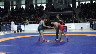 1/2 final FS - 57 kg: Əfqan Xaşalov - Mahir Əmiraslanov