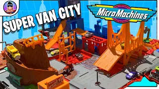 SUPER VAN CITY Micro Machines  |  TRANSFORMING CITY Playset 2020