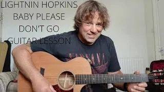 Baby Please Don't Go - Guitar Lesson