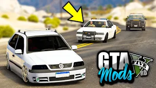 FUGA INSANA DA POLICIA DE GOL G3 REBAIXADO!! ( INCRÍVEL ) - GTA 5 MODS