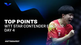 Top Points presented by Shuijingfang | WTT Star Contender European Summer Series 2022 Day 4
