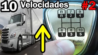 como hacer cambios de velocidad correctamente en la transmision de 10 velocidades eaton fuller