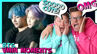 BTS Best VMIN Moments Reaction // Jimin and V Taehyung cute moments 😍