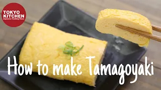 How to make Tamagoyaki (Tamago)- Japanese omelette using square pan and round pan.RECIPE