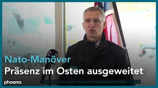 Jens Stoltenberg zum Besuch des Nato-Manövers "Cold Response" am 25.03.22