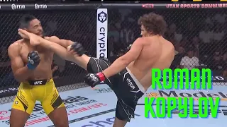 Hard knockout in Roman Kopylov's fight against Claudio Ribeiro