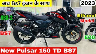Latest 2023 Bajaj Pulsar 150 Twin Disc E20 BS7 ✅Review😱New Changes | Price | Features😍नए इंजन के साथ