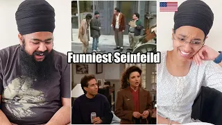 INDIAN Couple in UK React to Funniest Seinfeld Moments Part 1