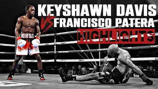 Keyshawn Davis vs Francisco Patera | HIGHLIGHTS #KeyshawnDavis #DavisPatera