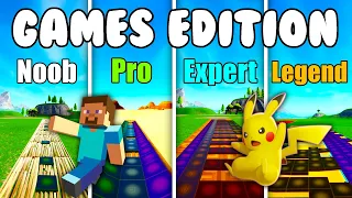 Fortnite Music Blocks (Games Edition) Noob vs Pro vs Expert vs Legend - With Code