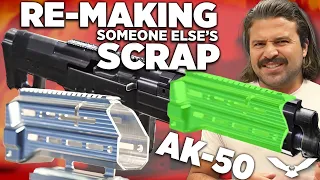 Re-Machining the SCRAPPED AK-50 Hand Guard for @BrandonHerrera