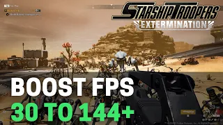 BEST PC Settings for Starship Troopers Extermination! (Maximize FPS & Visibility)