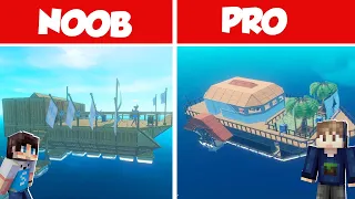 KITA COBAIN BUILD BATTLE DI RAFT VERSI TERBARU!!!